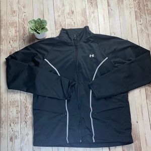 Under Armour Womens Black Lightweight Full Zip Jacket size large